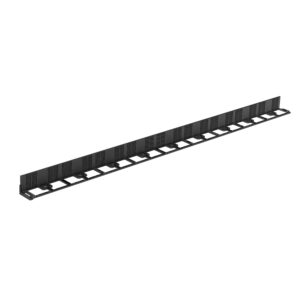 Пластиковый бордюр FlexCurb 80 черный с зубьями